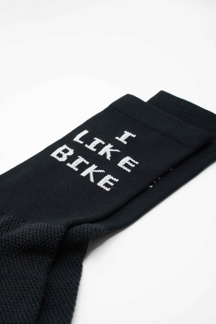 Show off your love for cycling with  the 'I LIKE BIKE' socks. Perfect for cycling, or I guess, running? We are not here to judge. Made in the USA, with love.