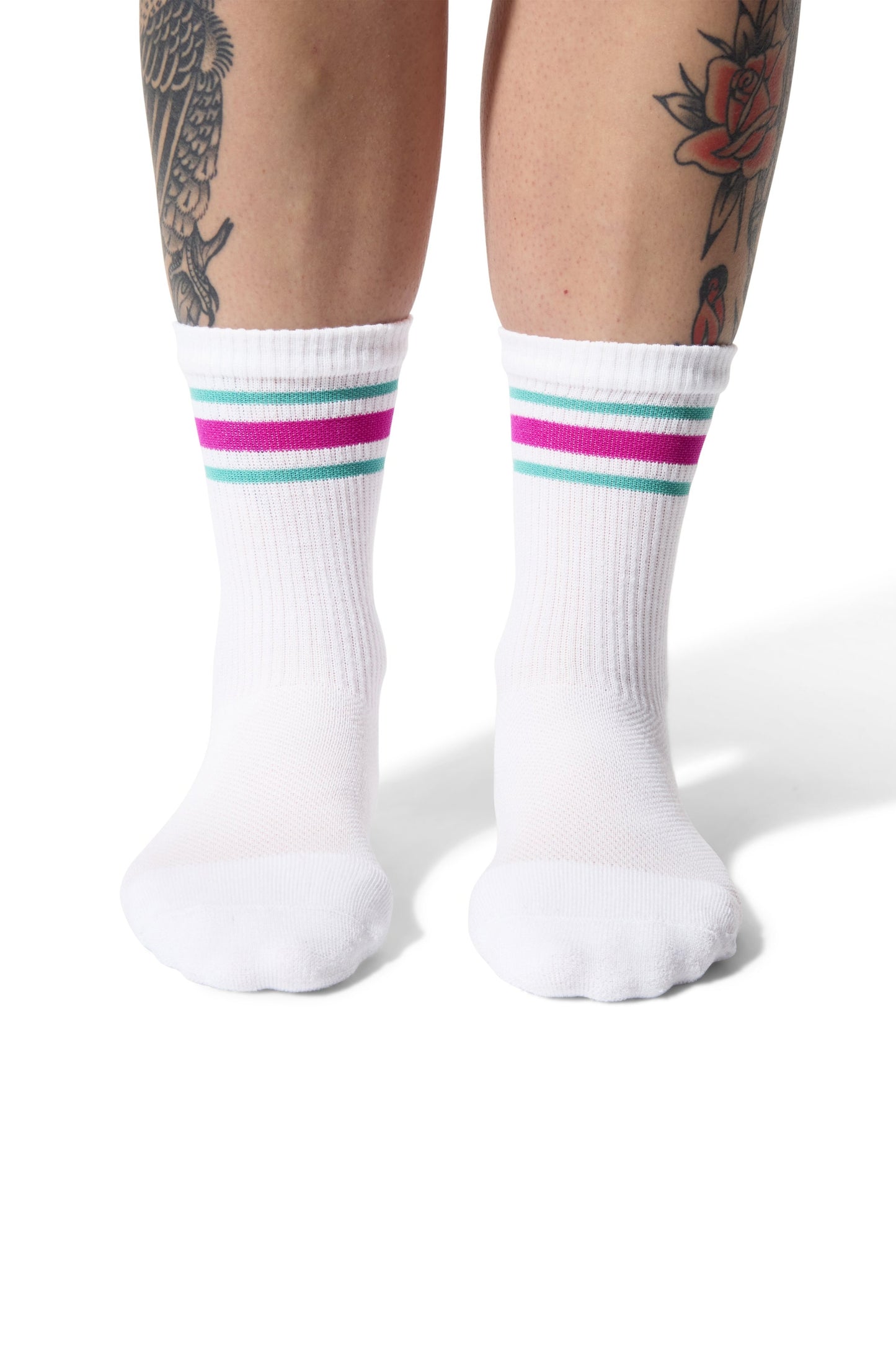 Merry Berry Triple Double Crew Socks