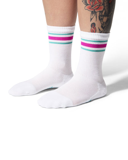 Merry Berry Triple Double Crew Socks