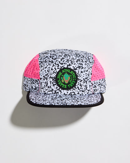 This colorful running hat is lightweight and perfect for those runs where you need a bit of spice. 