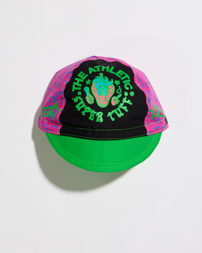 The Athletic SUPER TUFF Bad Boy Strawberry Cycling Cap