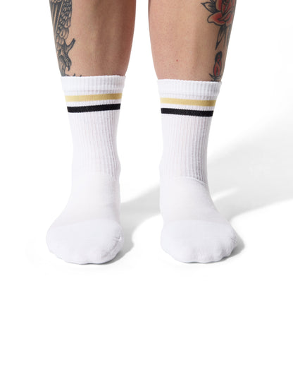 Tiger Eye Triple Double Crew Socks