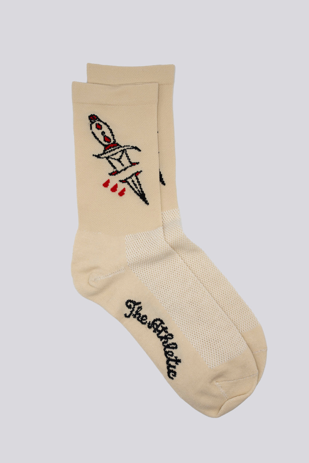 Dagger Tattoo Socks by Tyler Adams – Bold tattoo-inspired design for cycling, running, and daily wear. Stylish, comfortable, and designed for active lifestyles, bringing edge and performance to your wardrobe