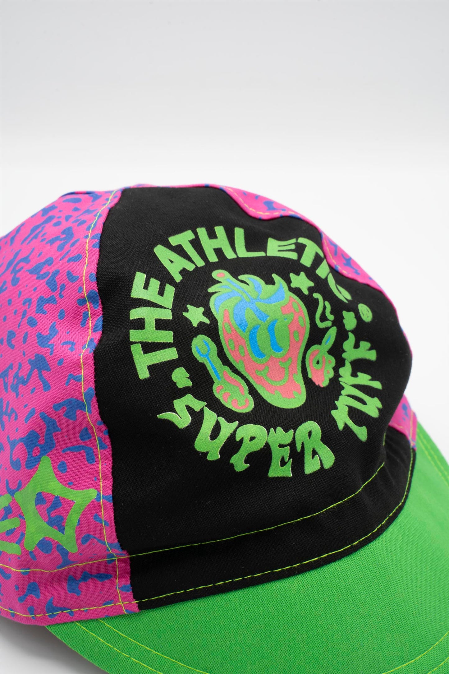 The Athletic SUPER TUFF Bad Boy Strawberry Cycling Cap