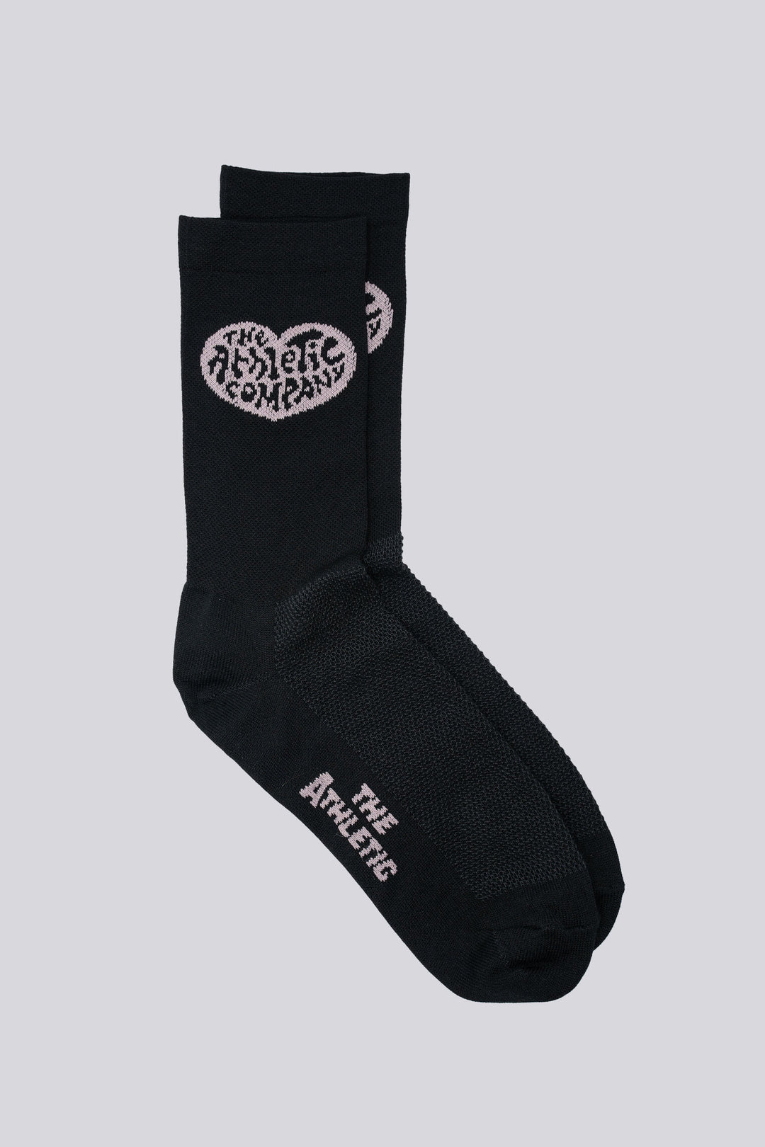 The Athletic Heart Socks are pink socks featuring a heart design on either side, specially designed for members of The Athletic Community. Perfect for cycling, running, and cross-training, these socks combine style and performance. Please note that this item is on final sale and is not eligible for returns or exchanges