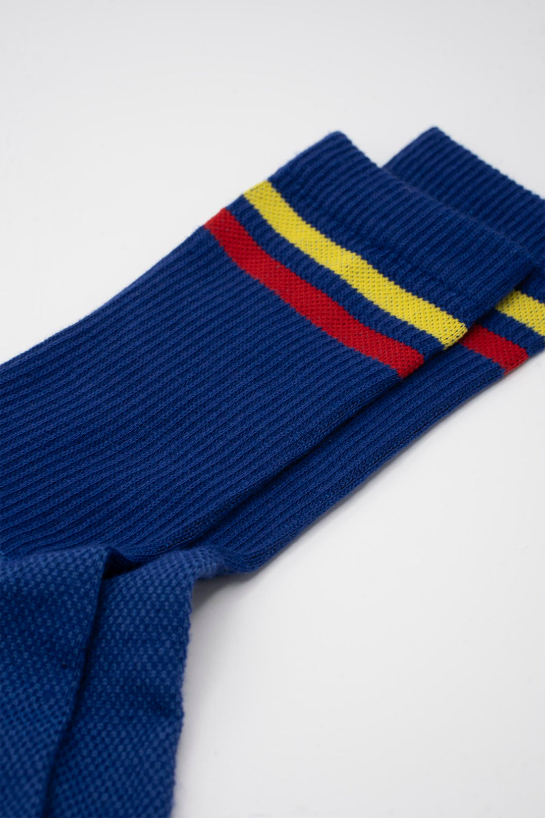 The Viva Ecuador Crew Socks are designed for comfort and performance, featuring a 6" cuff and a fully padded footbed. Ideal for running, hiking, cycling, or casual wear, these socks are made in the USA from recycled fibers, combining durability with sustainability