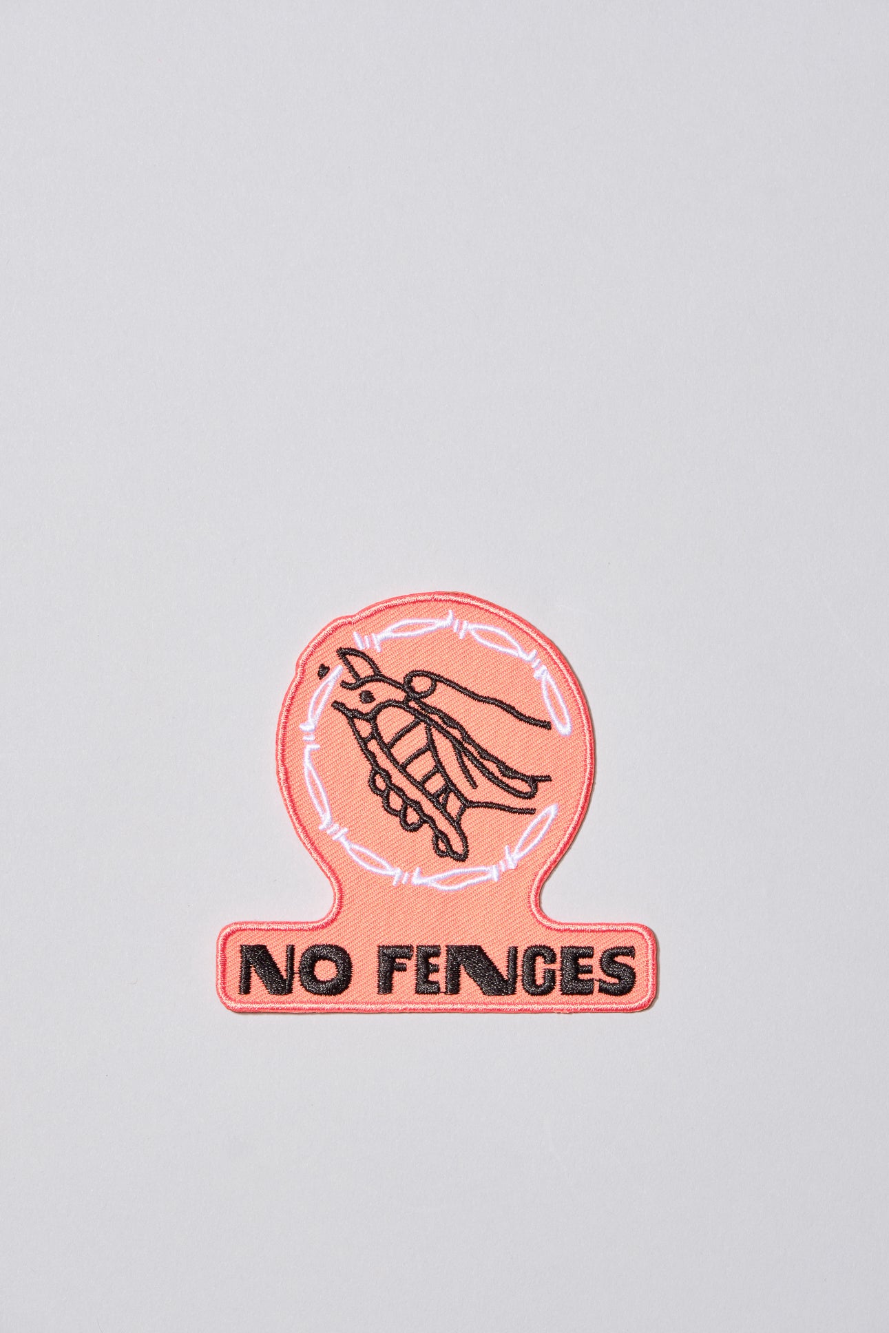 No Fences Iron-On Patch